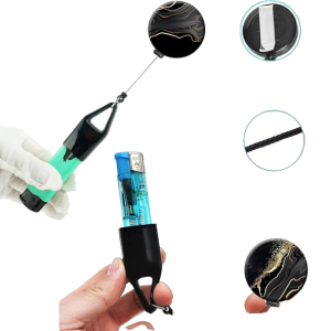 RETRACTABLE LIGHTER HOLDER